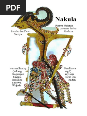 Manut Layang Purwacarita Garwane Raden Nakula Sesilih