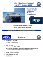JHSV Update BRIEF To SNAME SD5-IHS - 13AUG2015 (PAO-Distro A) Annotated - PPT (Read-Only)