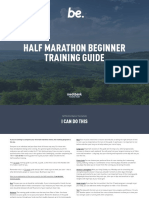 Trainingguide Halfmarathon Beginner