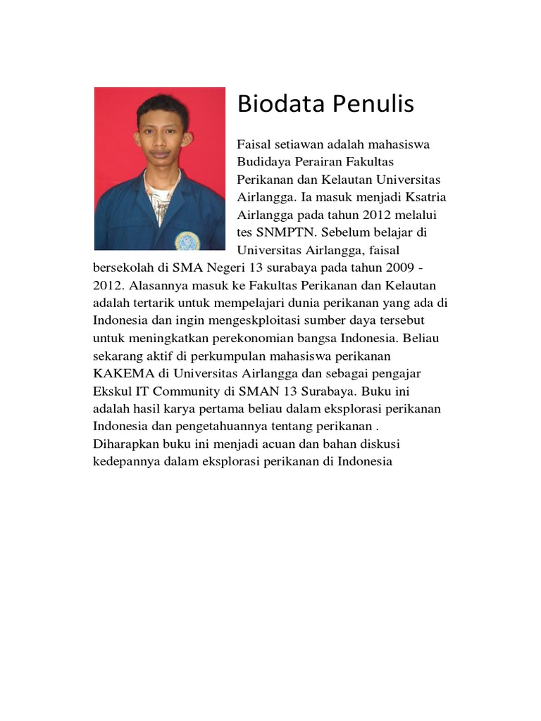 Biodata Penulis