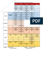 Term 4 Time Table & Exam Schedule.