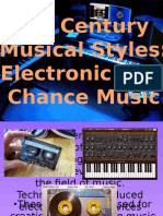 Electronic and Chance Music
