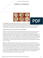 Greek Coinage - Ancient History Encyclopedia