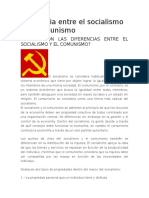 Diferencia Entre El Socialismo y El Comunism1