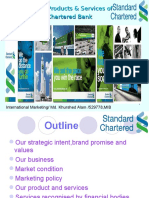 Marketing Policy, Products & Services of Standard Chartered Bank