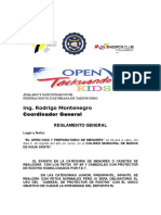 Reglamento Campeonato III Open Kids 2016