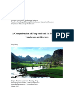 A Comprehension of Feng-Shui and Its Relevance To Landscape PDF