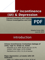 Urinary Incontinence and Depression (Final)