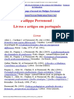 Perrenoud - Livros e Artigos em Português Perrenoud - Livros e Artigos em Português
