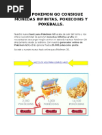 Download Conseguir monedas Infinitas Hack Online Pokemon Go  Pokecoins y Pokeballs by Man Mart SN319813143 doc pdf