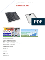 Panel Solar 50w HOMEMADE