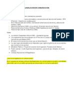 Legislación en Comunicación