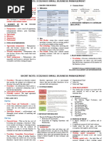Small Business Management Short Note