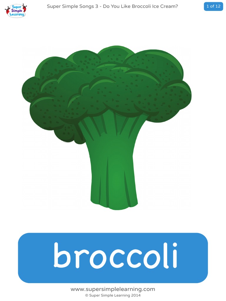 Do You Like Broccoli Ice Cream Flashcards