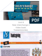 Unit 8 New Interchange 2 Video Book. Thanksgiving