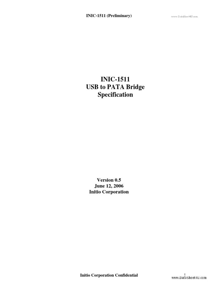 Data Sheet | PDF | Usb | Input/Output