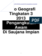 Folio Geografi Tingkatan 3 2013 Pengangkutan Awam