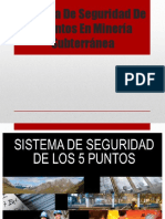 Sistema de Seguridad de 5 Puntos en Mineria