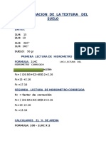 Determinacion de La Textura Del Suelo