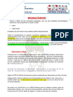 Micobacteriosis: Lepra y tuberculosis cutánea