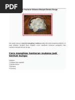 Download Tutorial Menghias Hantaran Mukena Menjadi Bentuk Bunga by Fadly Rizky SN319829488 doc pdf