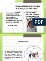 Exposición Organizaciones Que Aprenden