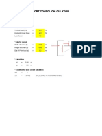 Short Consol Calculation: Material Data