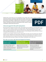 Microsoft Advanced Support For Partners - Factsheet