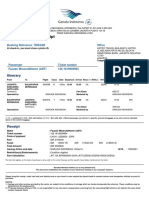 Your Electronic Ticket Receipt