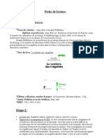 Fiche de Lecture Le Système Des Inégalités Par Morane