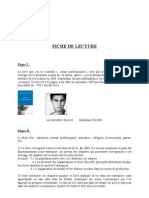 Fiche de Lecture Jeune Professionnel Par Adeline