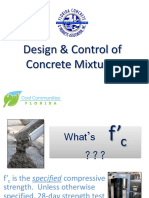Design Control of Concrete Mixtures