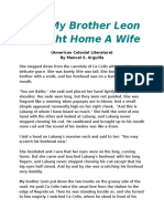 How My Brother Leon Brought Home A Wife.docx