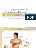 Nursing Assessment of The Gastrointestinal System