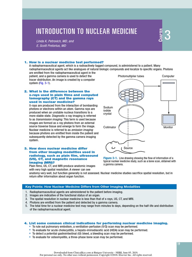 Chapter 3 - Introduction To Nuclear Medicine | PDF | Positron Emission ...