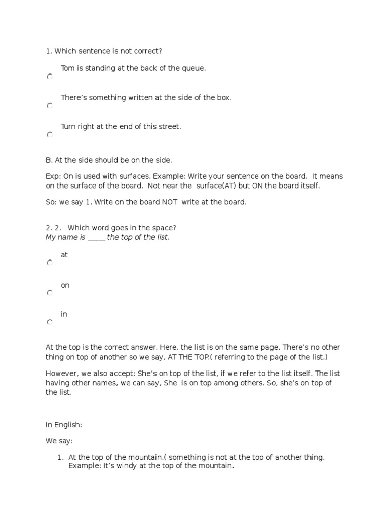 Pre Test Explained PDF