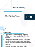 Scalar & Vector Theory