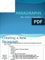 Lec 4 - PARAGRAPHS