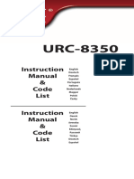 Manual Code List Urc 8350 3