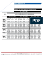 Conditioning Program