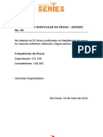 ADENDO No.02 Regulamento Particular  - carros e caminhões