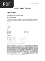 VBSyntax Variables