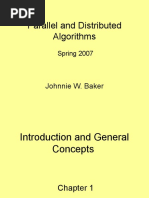 Parallel and Distributed Algorithms: Johnnie W. Baker