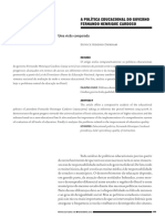 a política educacional no governo Fernando Henrique Cardoso