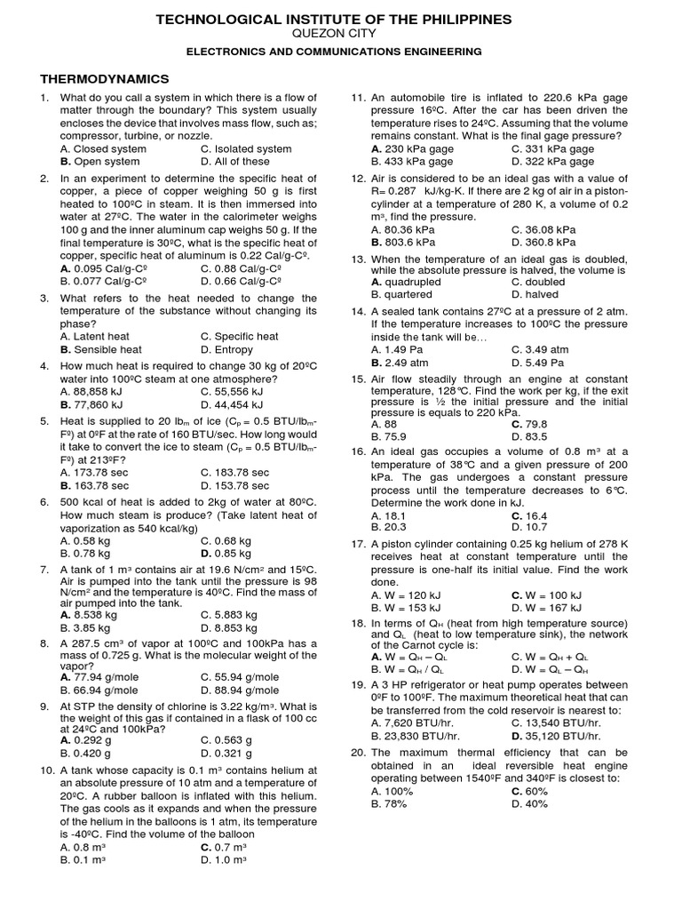THERMODYNAMICS EXAM QUESTIONS AND ANSWERS PDF FREE DOWNLOAD visual data 2