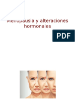 Menopausia y alteraciones hormonales