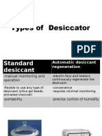 Types of Desiccator