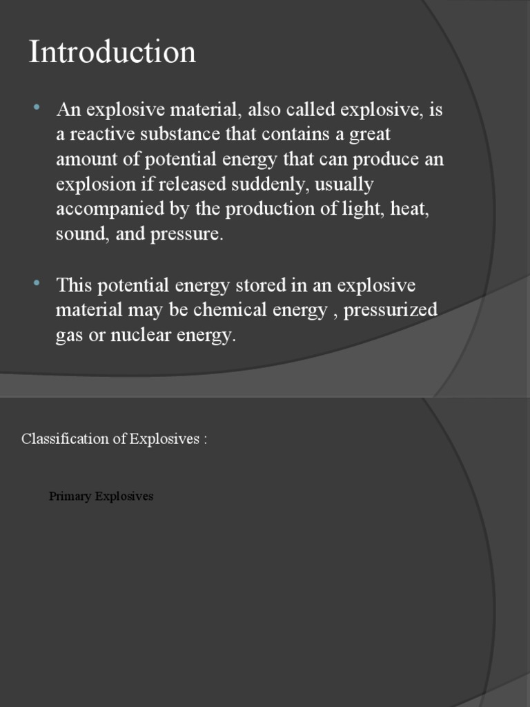Explosives | PDF | Explosive Material | Rocket Propellant