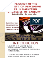 Application of The Concept of Perception Area in Marketing Strategies of Cadbury
