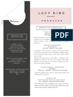 Lucy King CV August 2016
